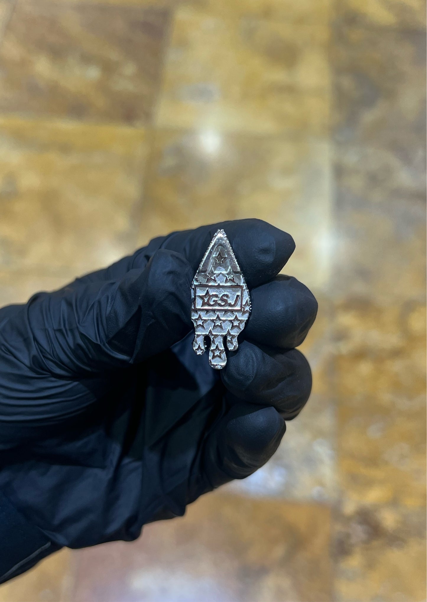 14k Drip On Drip Pendant