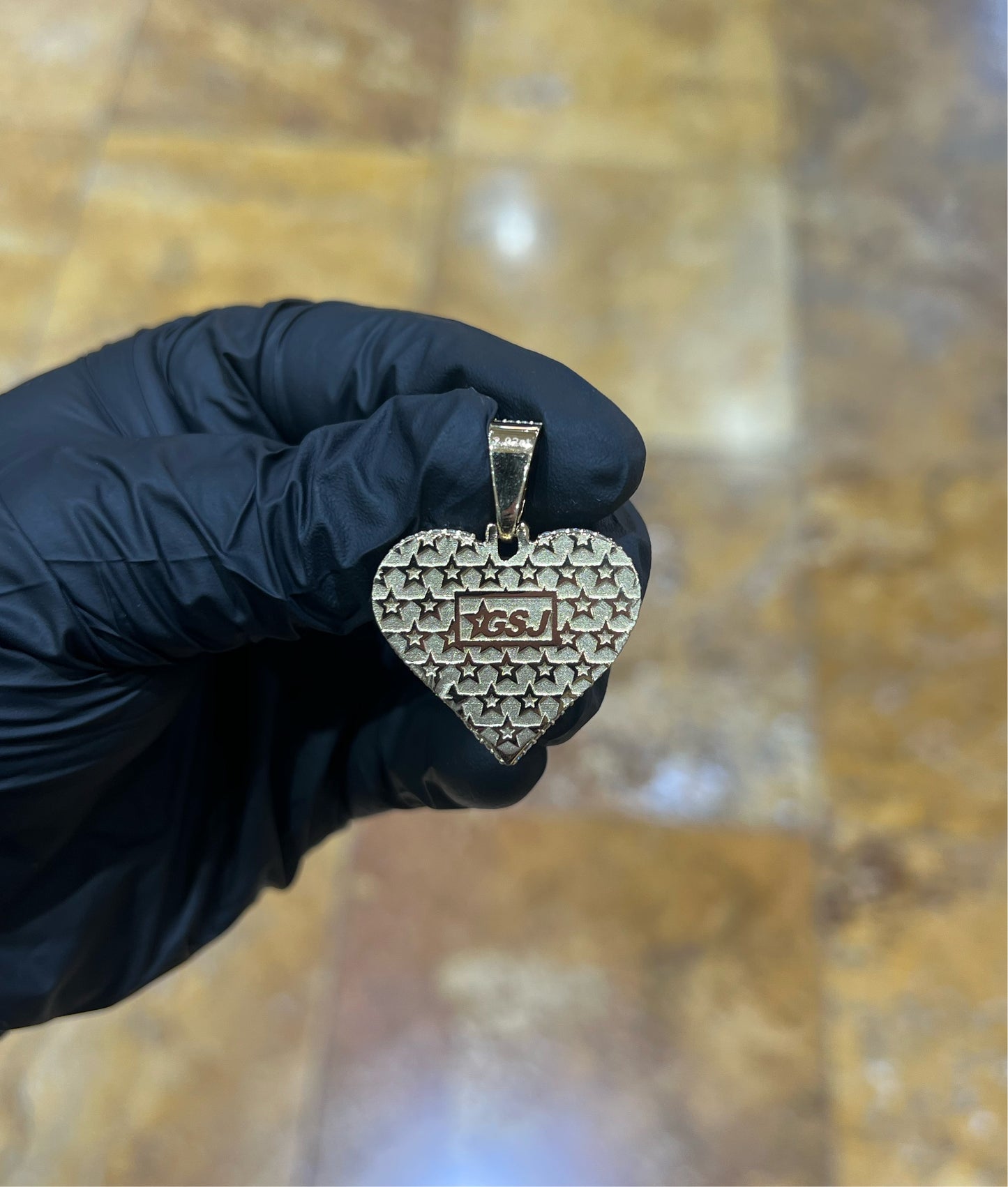 14k Heartbreaker Pendant