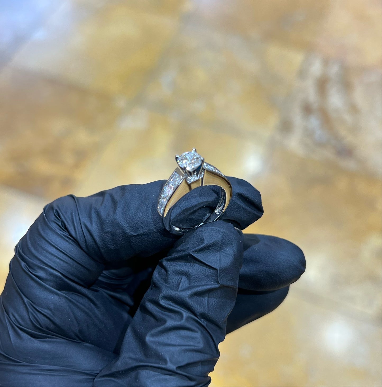 14k Diamond Wedding Set