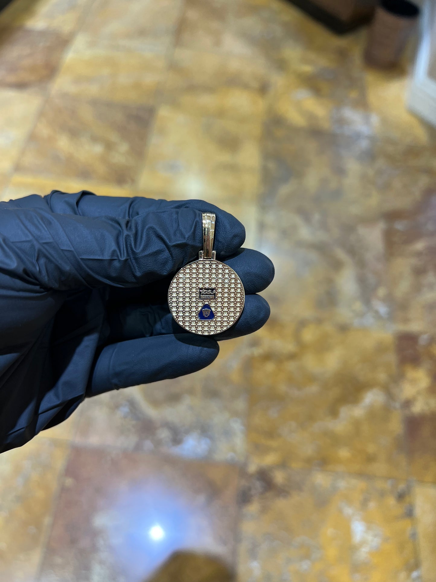 1" Diamond Memorial Pendant