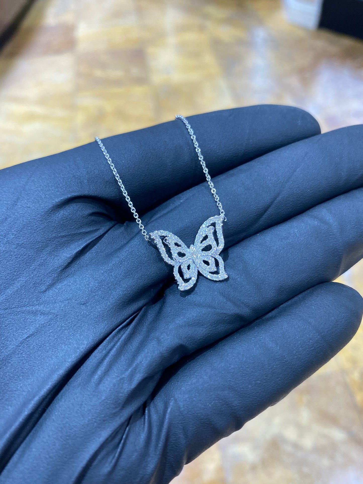 14k Butterfly Pendant
