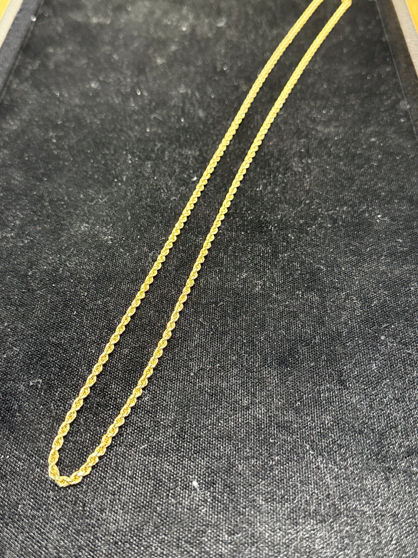 14k Rope Chain 24"