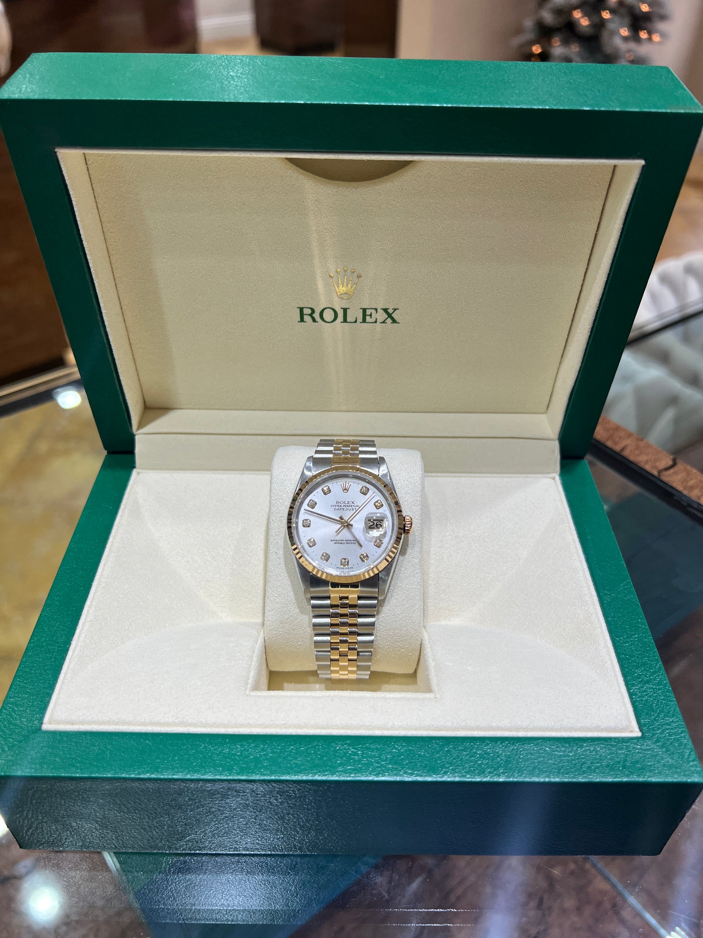 Rolex Datejust 36m Factory Diamond