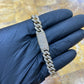 14kyg 10mm Diamond Cuban Link Bracelet