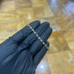 14k Diamond Sapphire Tennis Bracelet